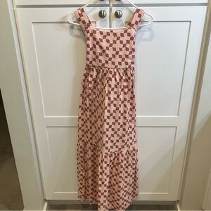 Madewell cotton dress diamond print 6